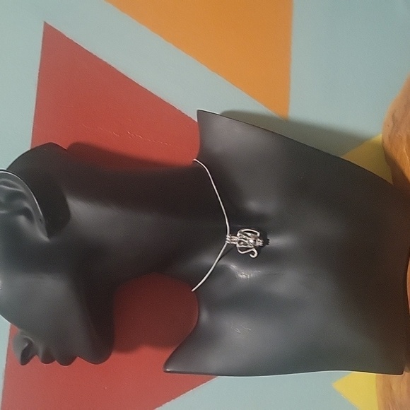 unbranded Jewelry - New Elephant Pearl Cage Necklace 18 Inch Chain Silver Plated